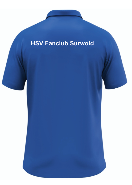 HSV Fanclub Surwold Polo Uni blau