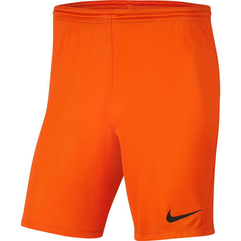 Nike Park III Kinder Shorts safety orange-schwarz