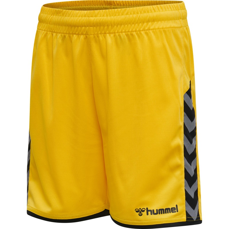 Hummel Hmlauthentic 24 Kids Poly Shorts sports yellow/black