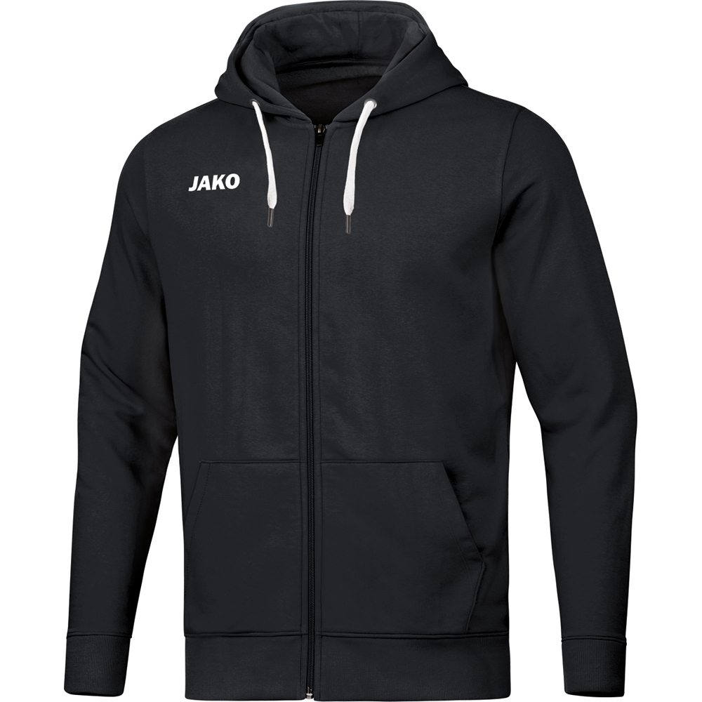 Jako Herren Kapuzenjacke Base schwarz