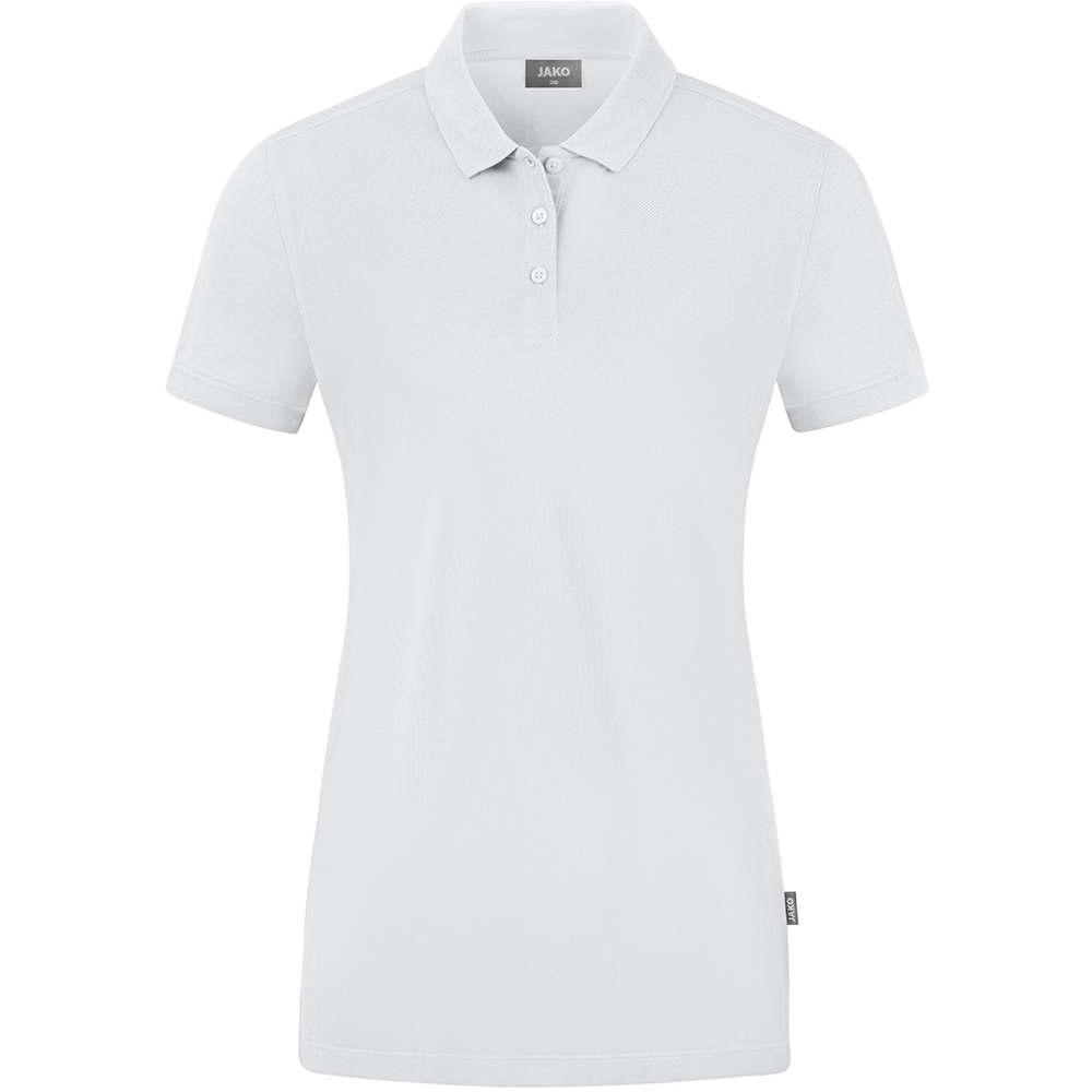 Jako Damen Polo Doubletex weiß