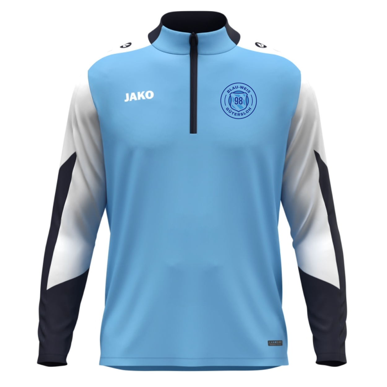 Blau-Weiß 98 Gütersloh Kinder ZipTop Dynamic hellblau-weiß