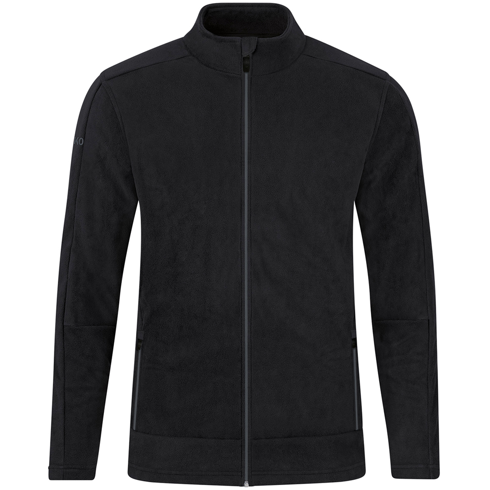 Jako Herren Fleecejacke schwarz-grau
