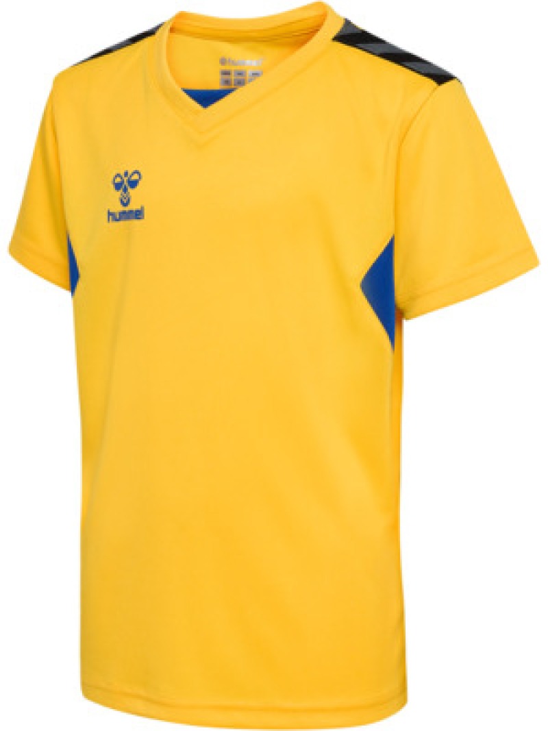 Hummel Hmlauthentic 24 PL Kinder Jersey S/S gelb
