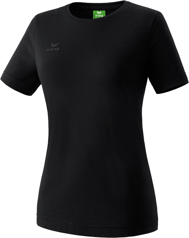 Erima Damen T-Shirt Baumwolle schwarz