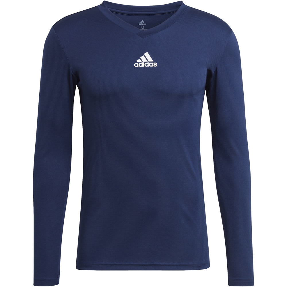 Adidas Herren Langarm Base Shirt Team blau