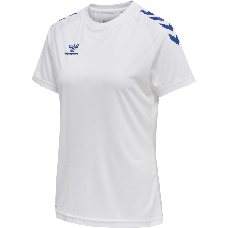 Hummel Hmlcore XK Core Poly Tee  S/S Woman white/true blue