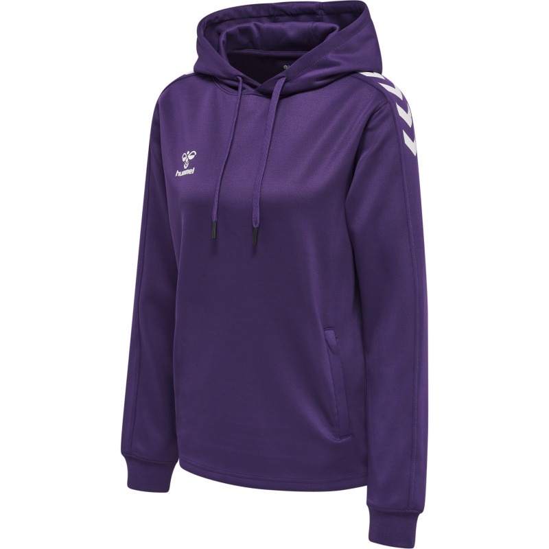 Hummel Hmlcore XK Poly Sweat Hoodie Woman acai/white