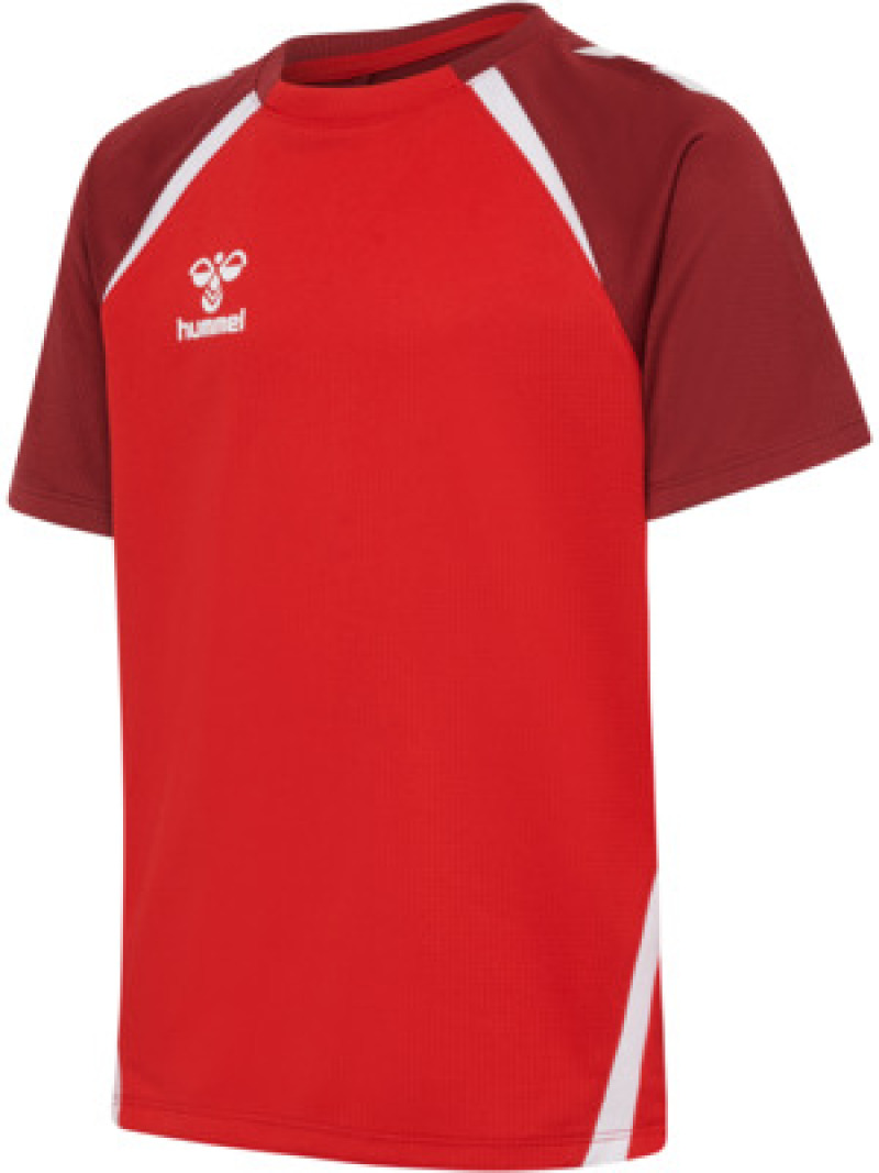 Hummel hmlLEAD 2.0 JERSEY S/S KIDS true red/maroon