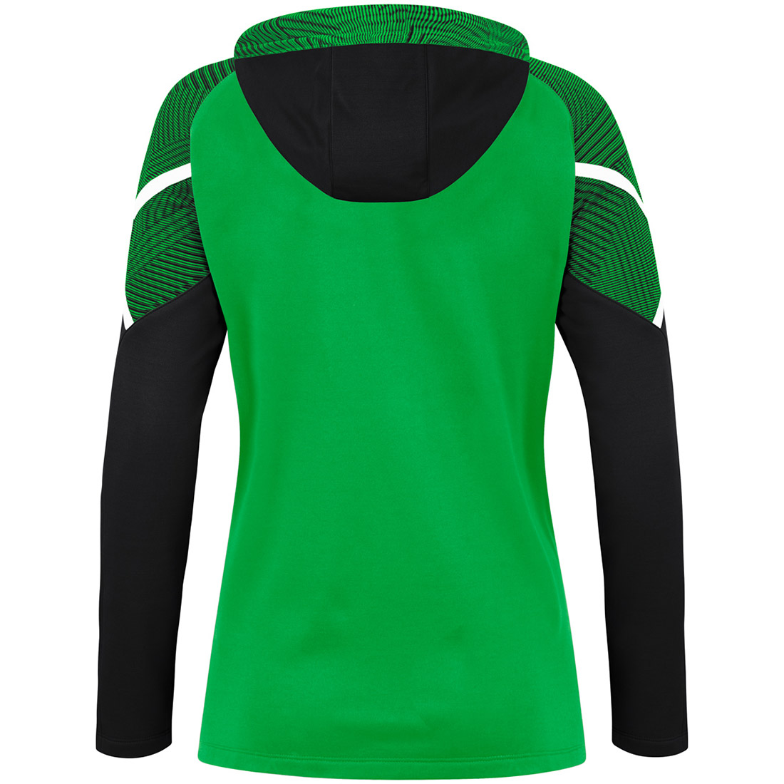 Jako Damen Kapuzenjacke Performance grün-schwarz