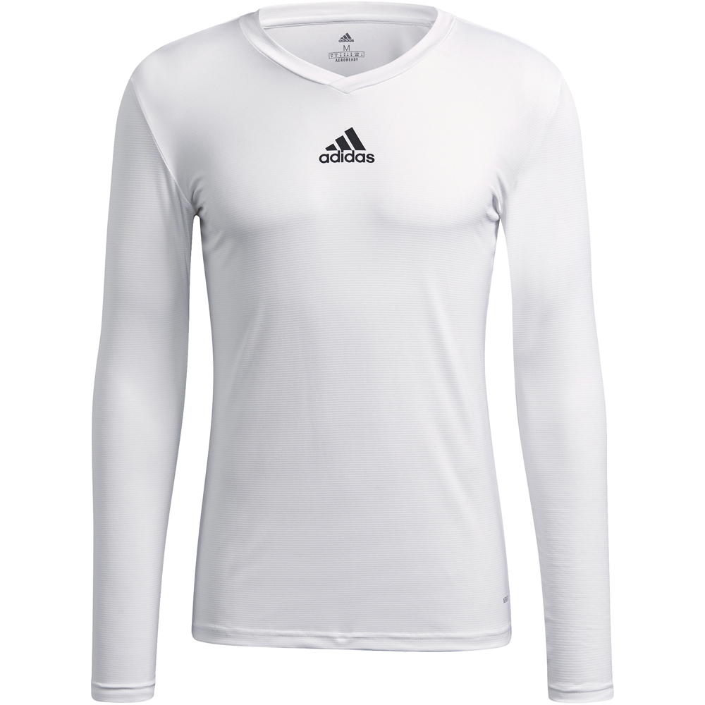 Adidas Herren Langarm Base Shirt Team weiß