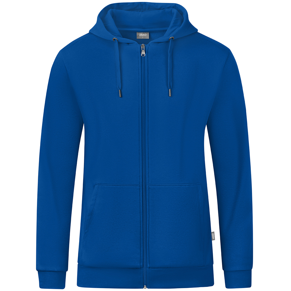 Jako Herren Kapuzenjacke Organic blau