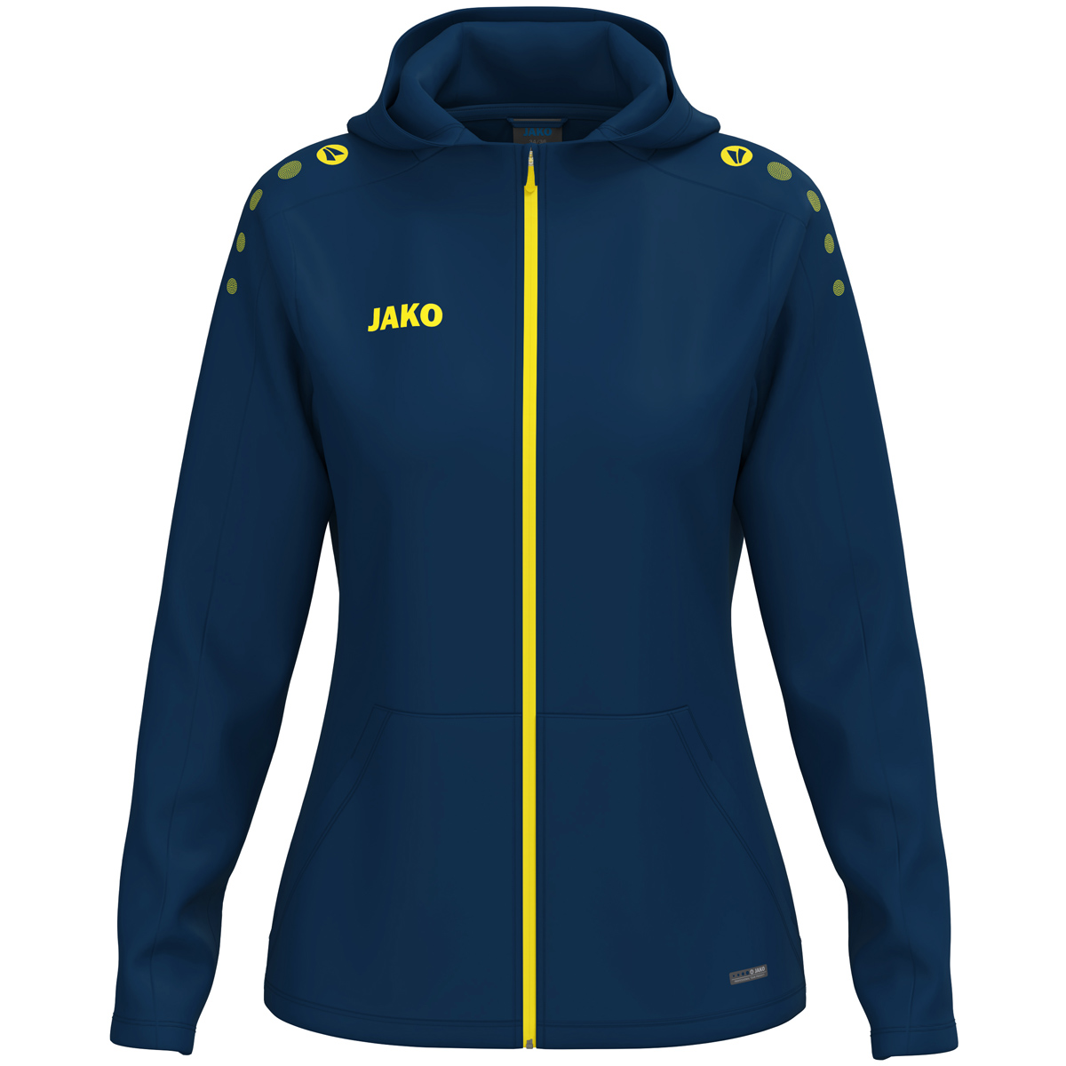 Jako Kapuzenjacke One Damen navy/citro