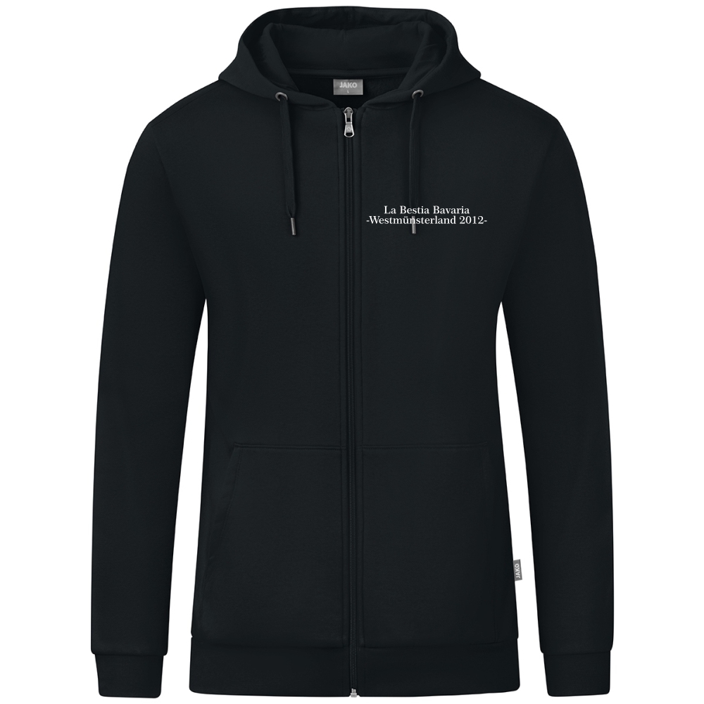 La Bestia Bavaria Kapuzenjacke Organic schwarz