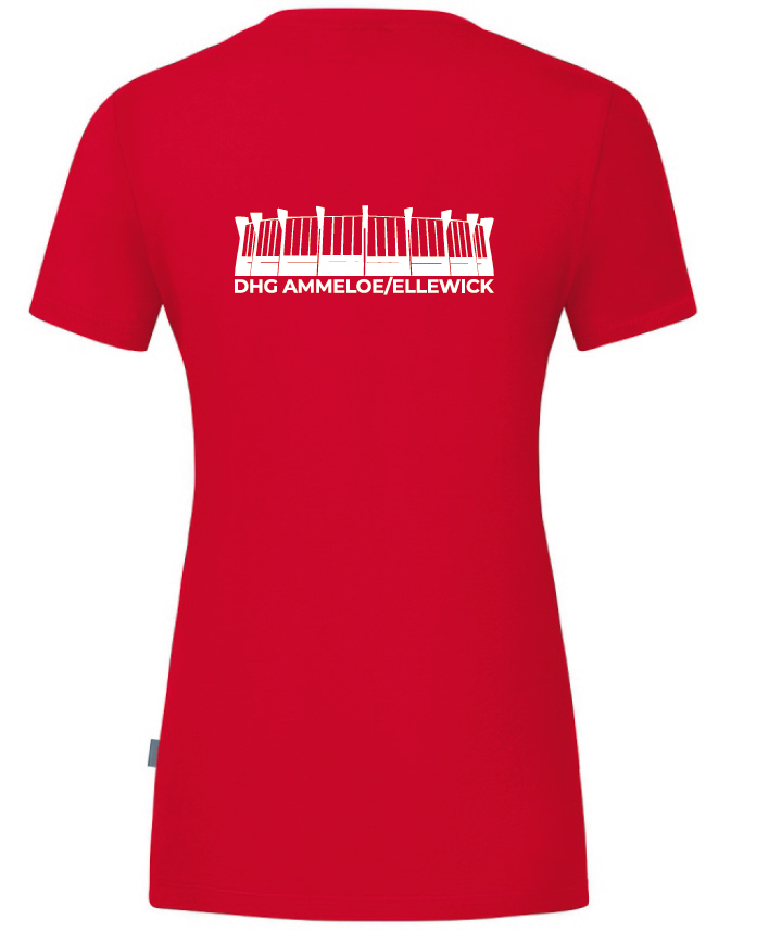 DHG Ammeloe Ellewick Organic T-Shirt rot Damen