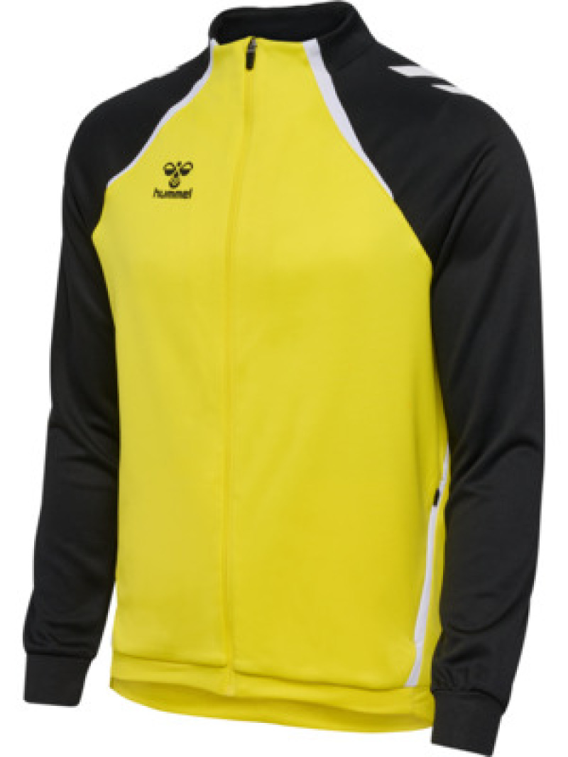 Hummel hmlLEAD 2.0 TRACK ZIP JACKET blazing yellow/black