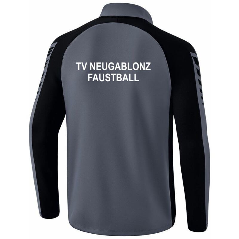 TV Neugablonz Erima Six Wings Herren Trainingstop grau-schwarz