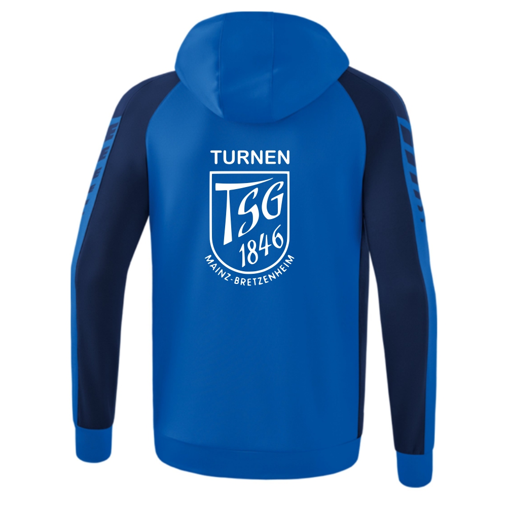 TSG Mainz-Bretzenheim Turnen Erima Six Wings Trainingsjacke mit Kapuze Kinder new royal-new navy