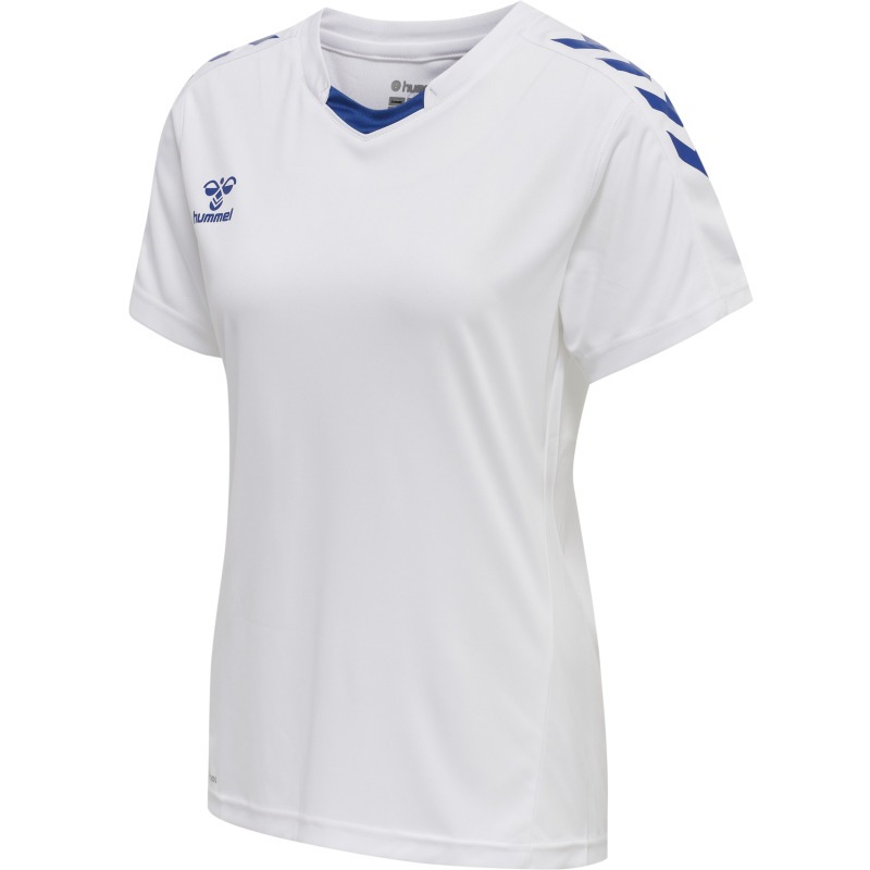 Hummel Hmlcore XK Poly Jersey S/S Woman white/true blue
