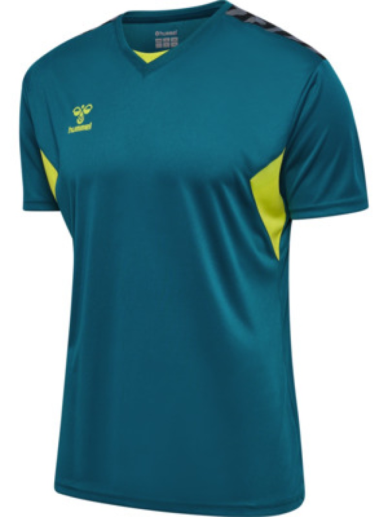 Hummel Hmlauthentic 24 PL Herren Jersey S/S grün
