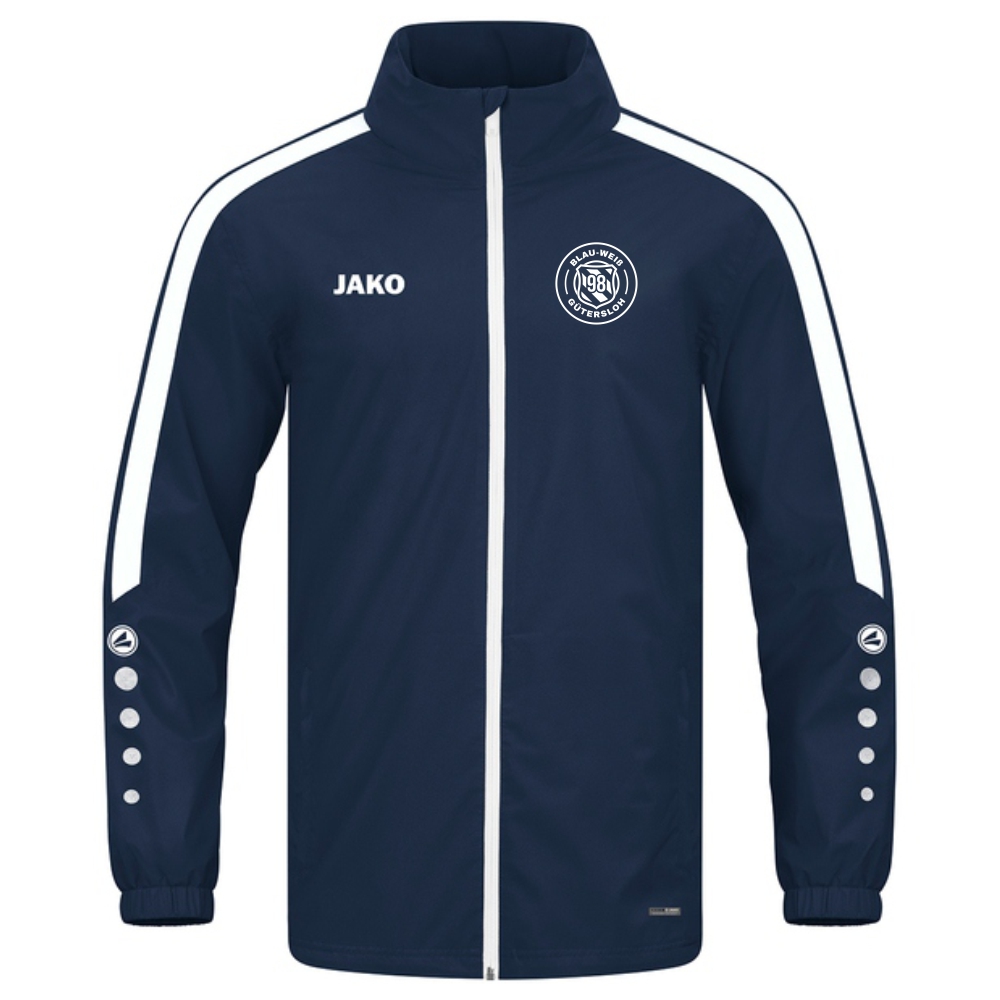 Blau-Weiß 98 Gütersloh Jako Allwetterjacke Power Kinder marine
