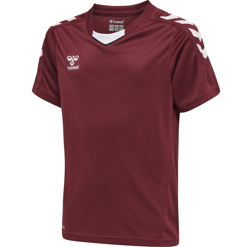 Hummel Hmlcore XK Poly Jersey S/S Kids maroon
