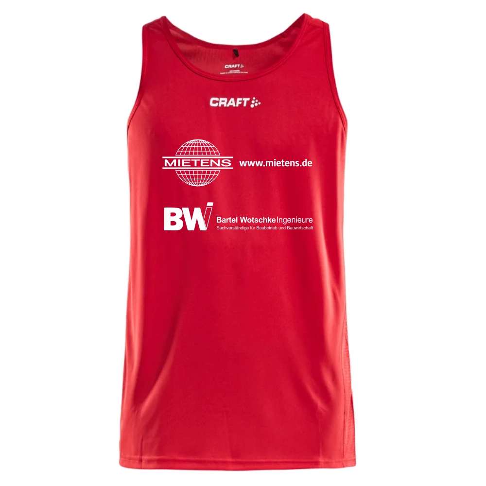 LG Braunschweig Craft Herren Rush Singlet rot