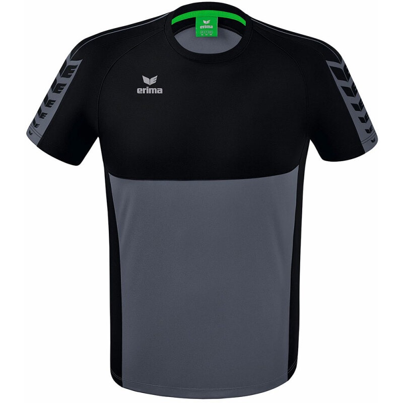 Erima Herren T-Shirt Six Wings grau-schwarz