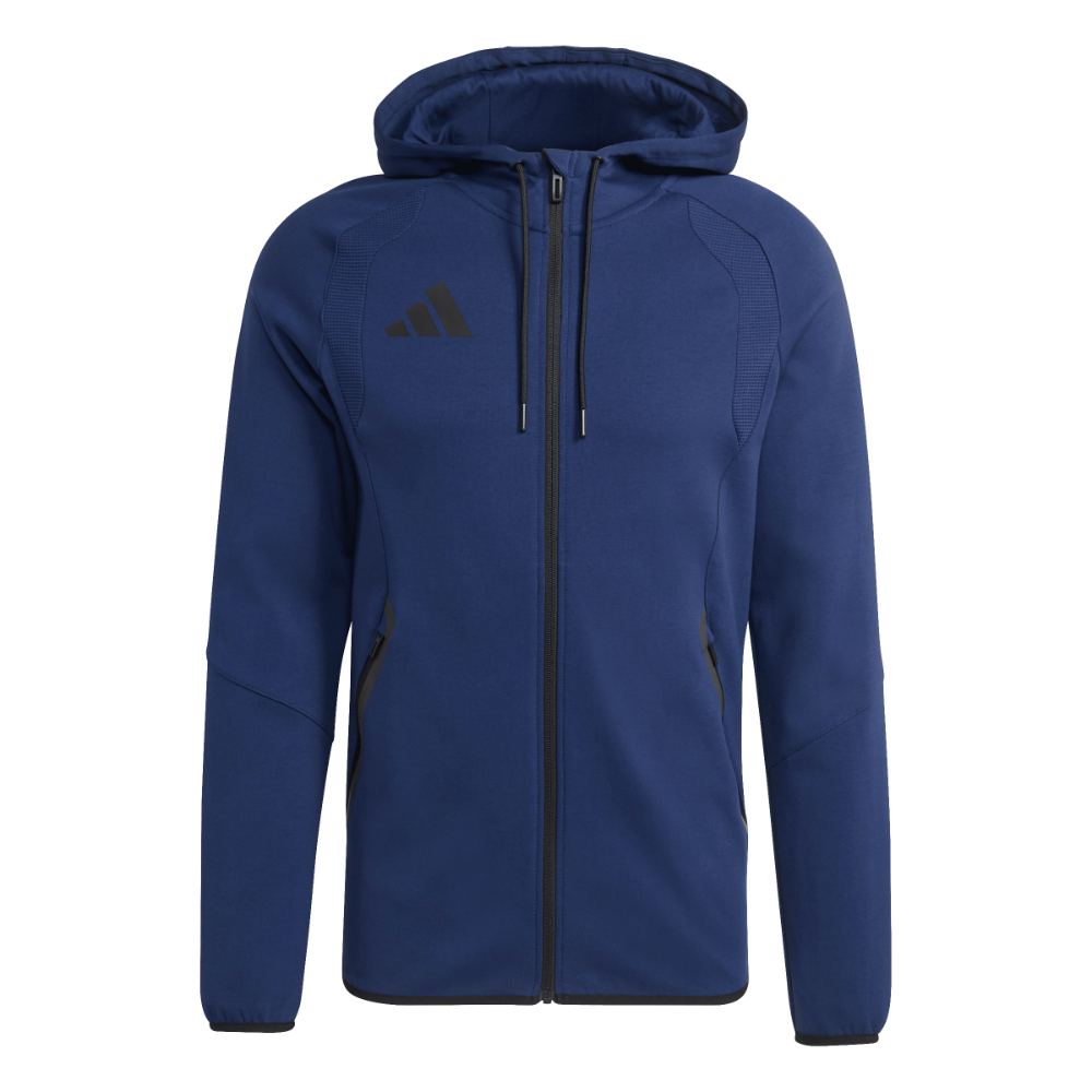 Adidas Tiro Travel Kapuzenjacke Dunkelblau