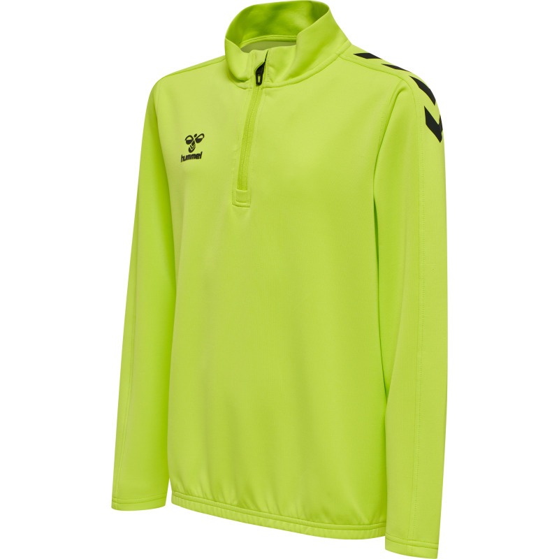 Hummel Hmlcore XK Half Zip Poly Sweat Kids lime popsicle