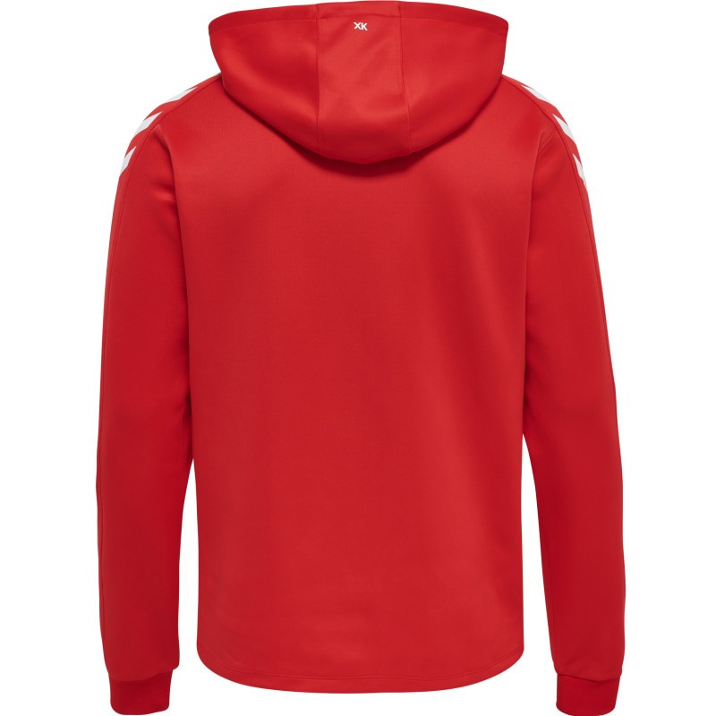 Hummel Hmlcore XK Poly Zip Hood Sweat true red