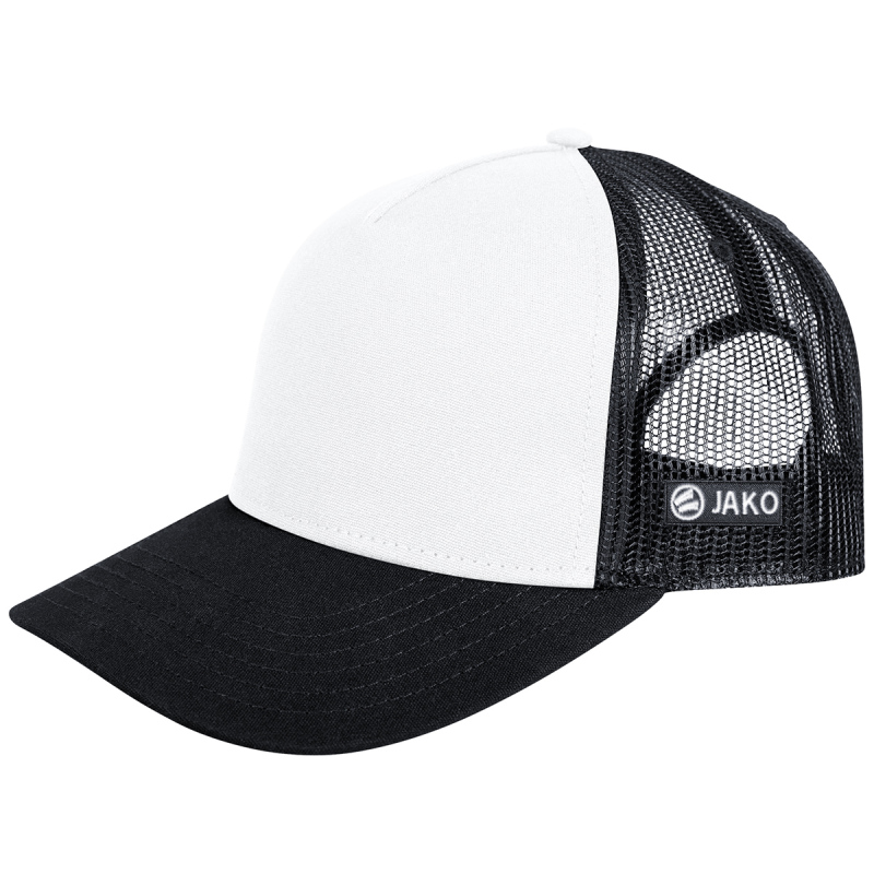 Jako Cap Club weiß-schwarz