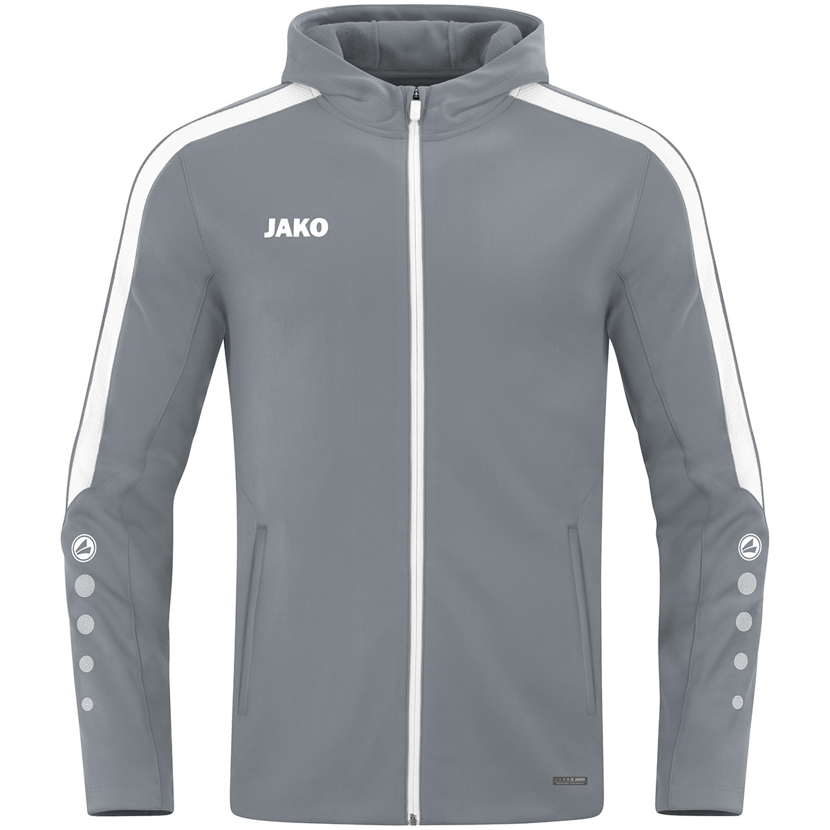 Jako Damen Kapuzenjacke Power steingrau