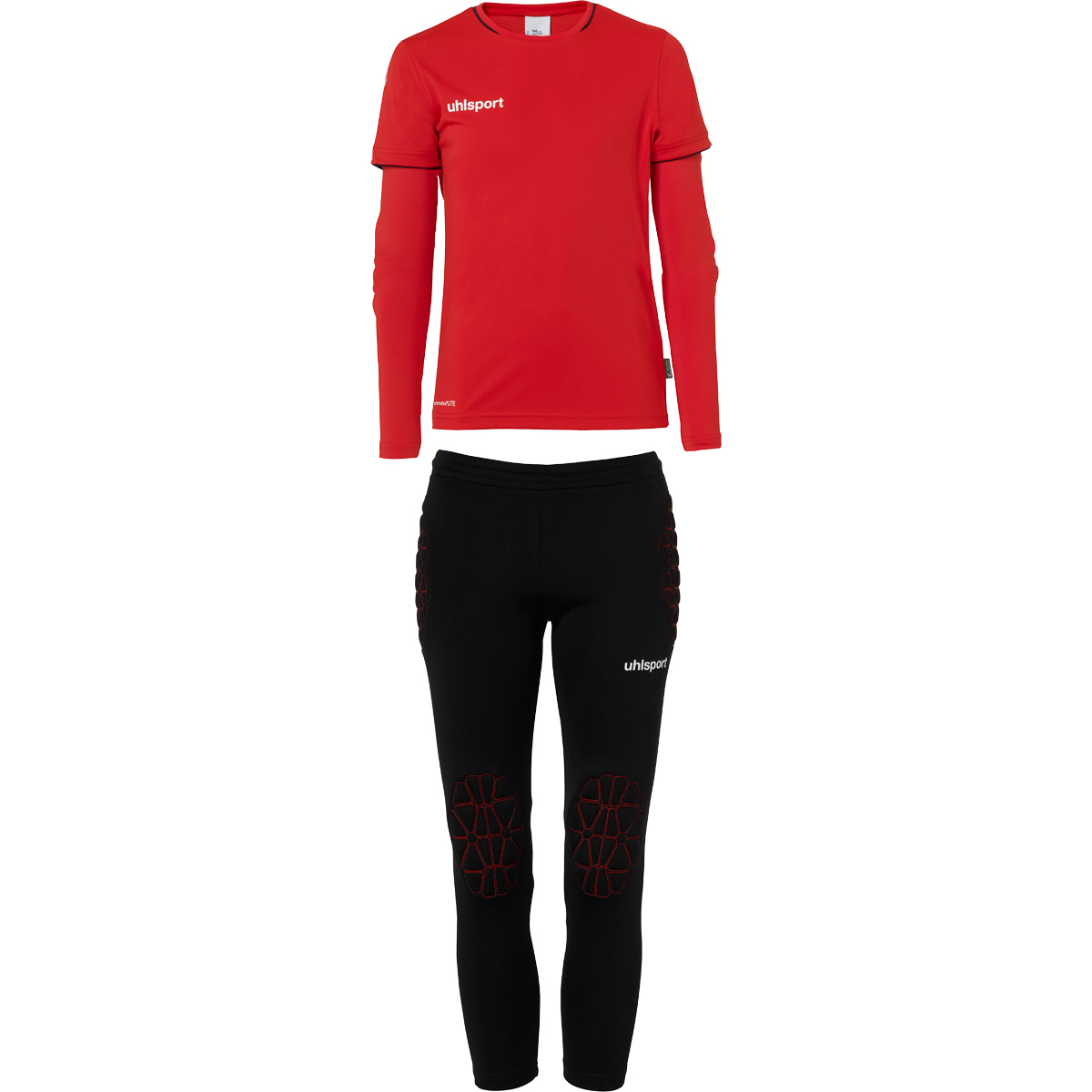Uhlsport Save Torwart Set Kinder rot/schwarz