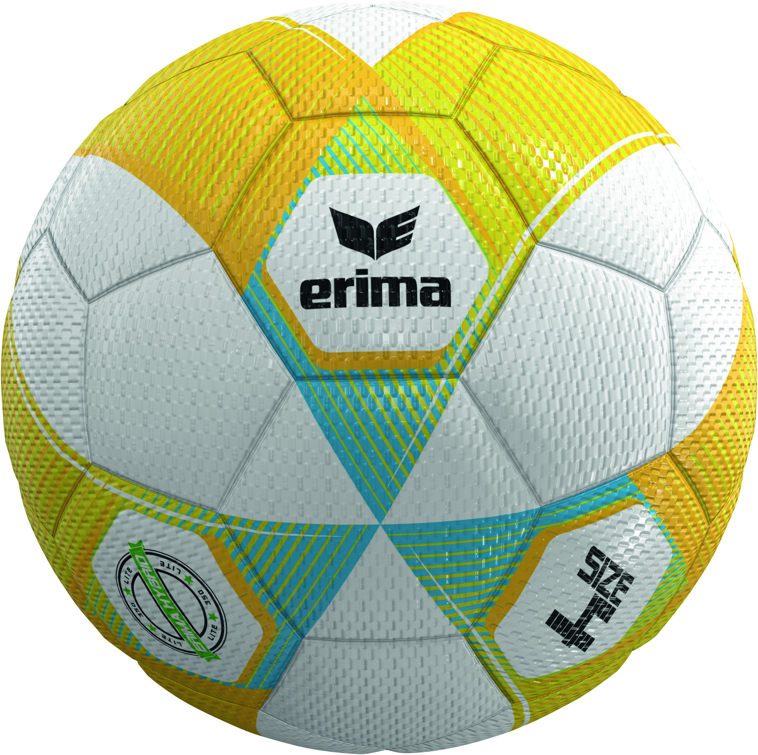 Erima Trainingsball Jugend Hybrid Lite 350 gelb/curacao | Größe 4