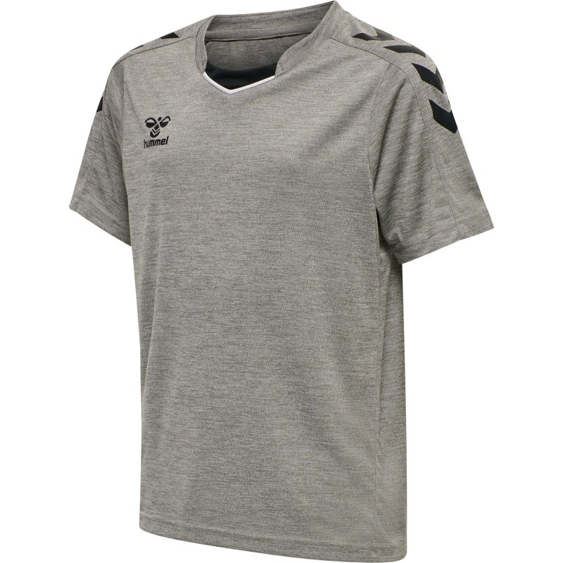 Hummel Hmlcore XK Poly Jersey S/S Kids grey melange