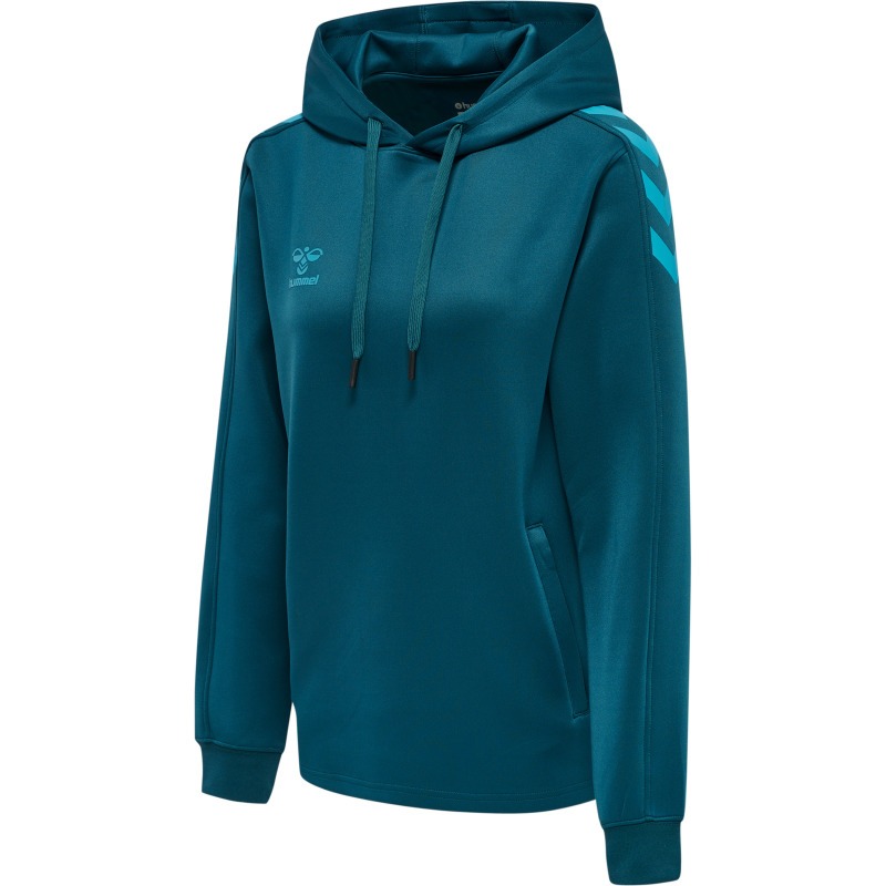 Hummel Hmlcore XK Poly Sweat Hoodie Woman blue coral