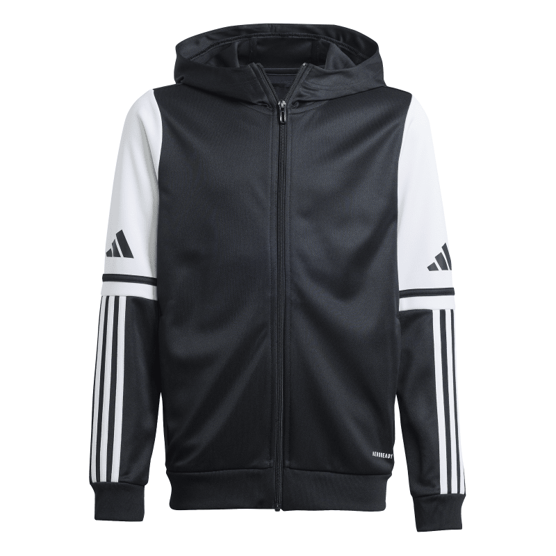 Adidas Kinder Full-Zip Hoodie Squadra 25 black-white