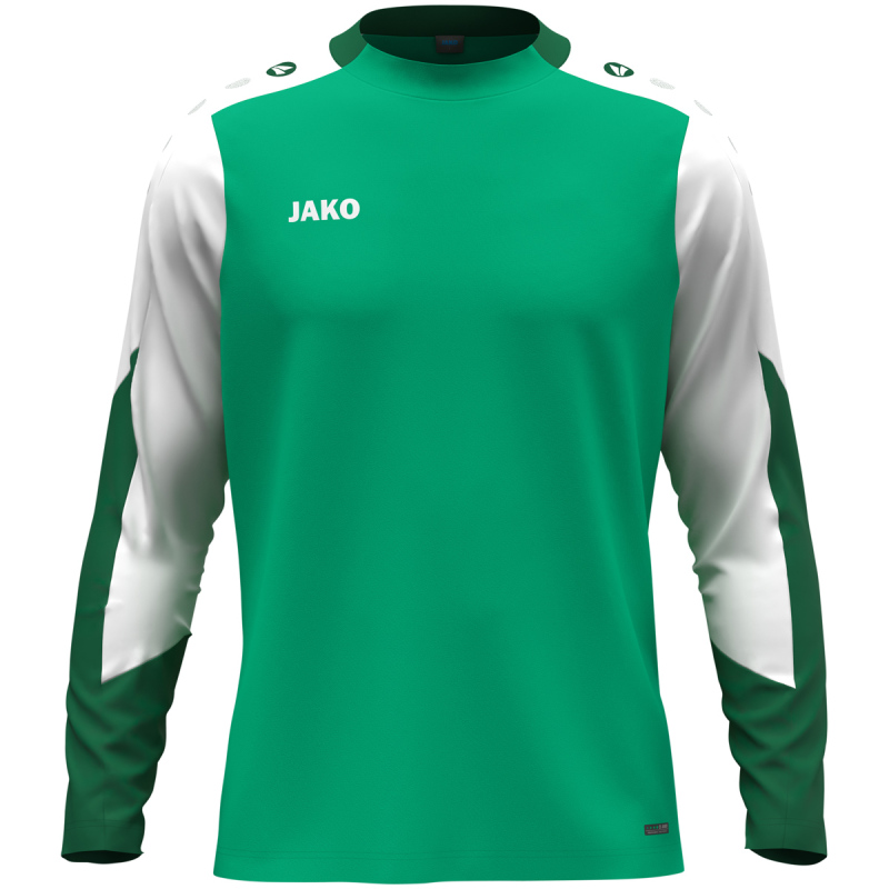 Jako Kinder Longsleeve Dynamic grün-weiß-dunkelgrün