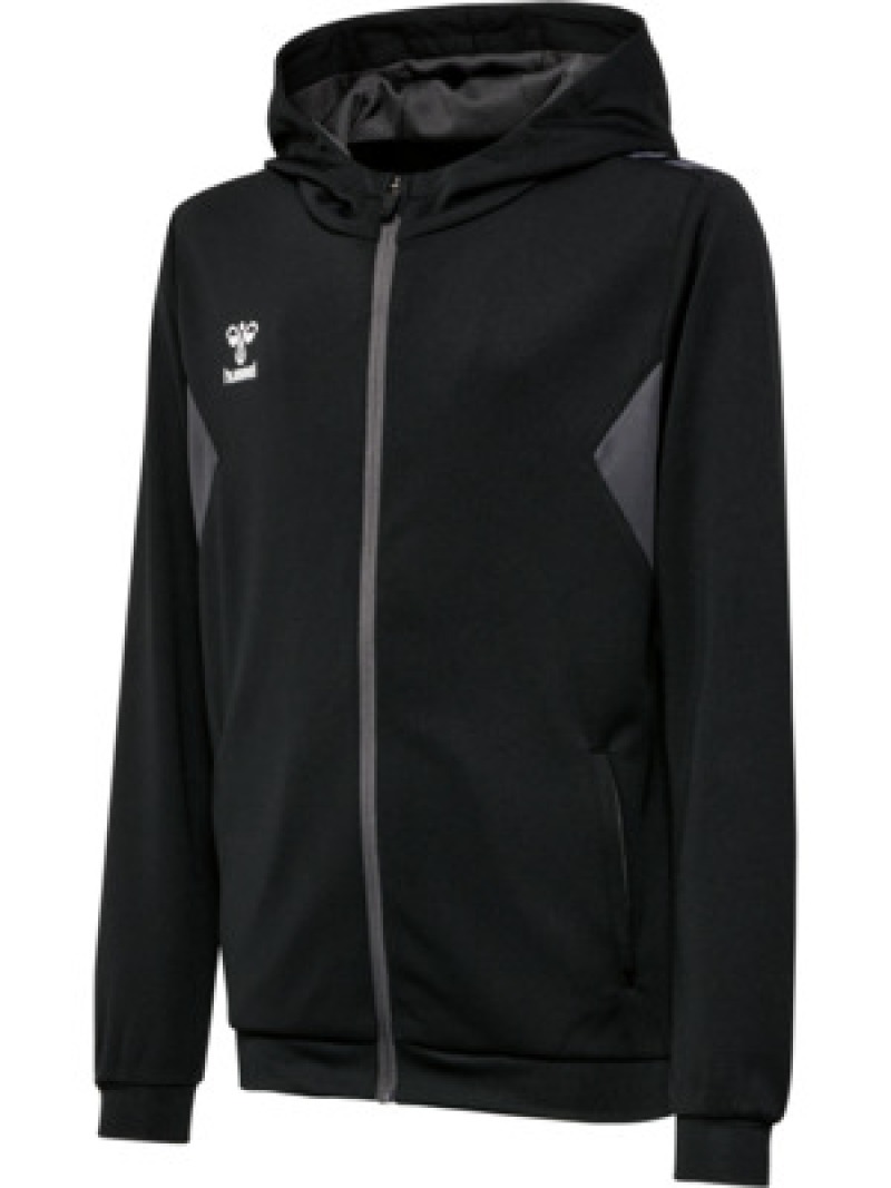 Hummel Hmlauthentic 24 PL Kinder Reißverschlussjacke schwarz