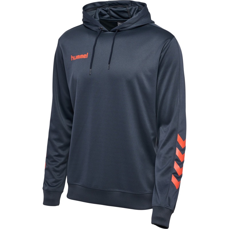 Hummel Hmlpromo Poly Hoodie ombre blue/nasturtium