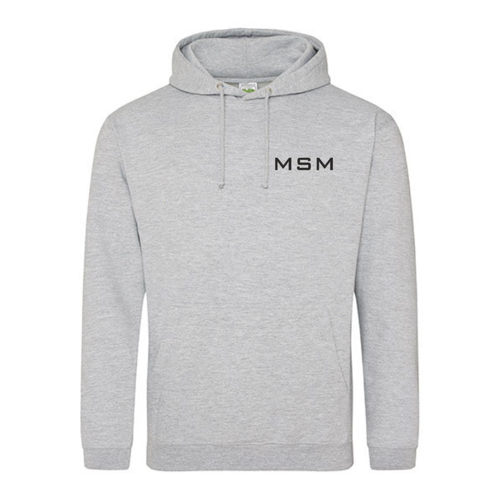MSM Hoodie hellgrau