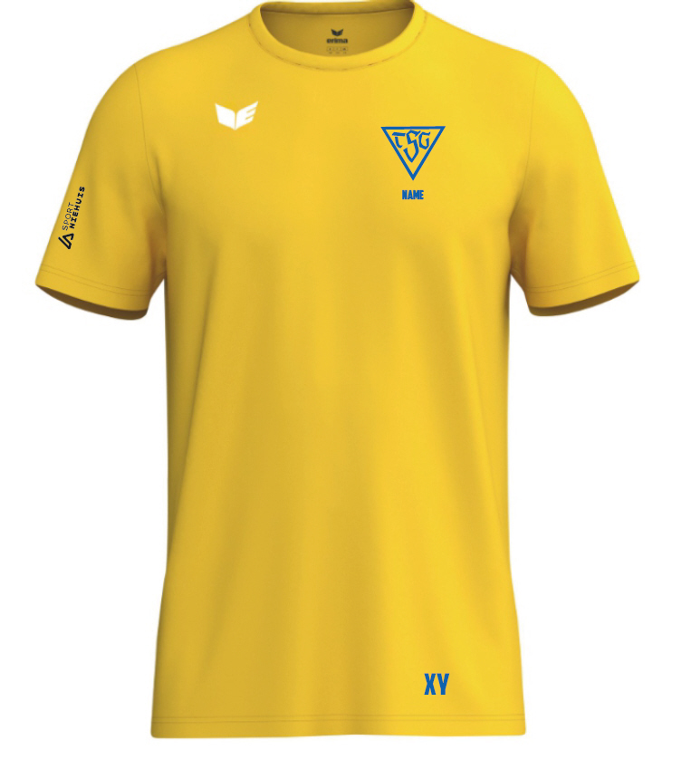 TSG Dülmen Aufwärmshirt Intro gelb