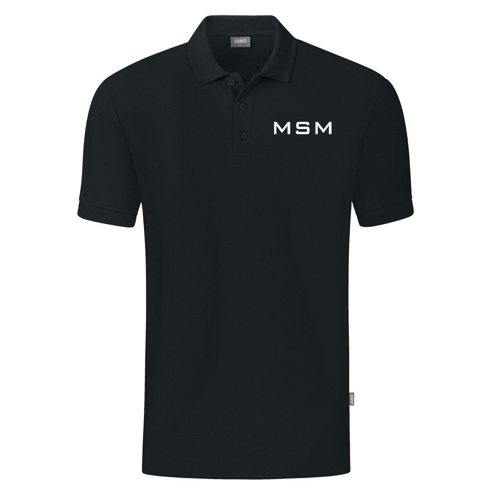 MSM Polo Organic schwarz