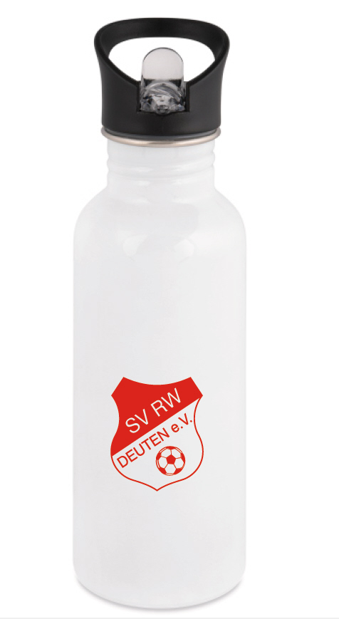 Rot-Weiß Deuten Trinkflasche
