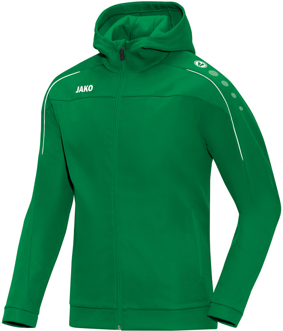 Jako Classico Damen Kapuzenjacke sportgrün