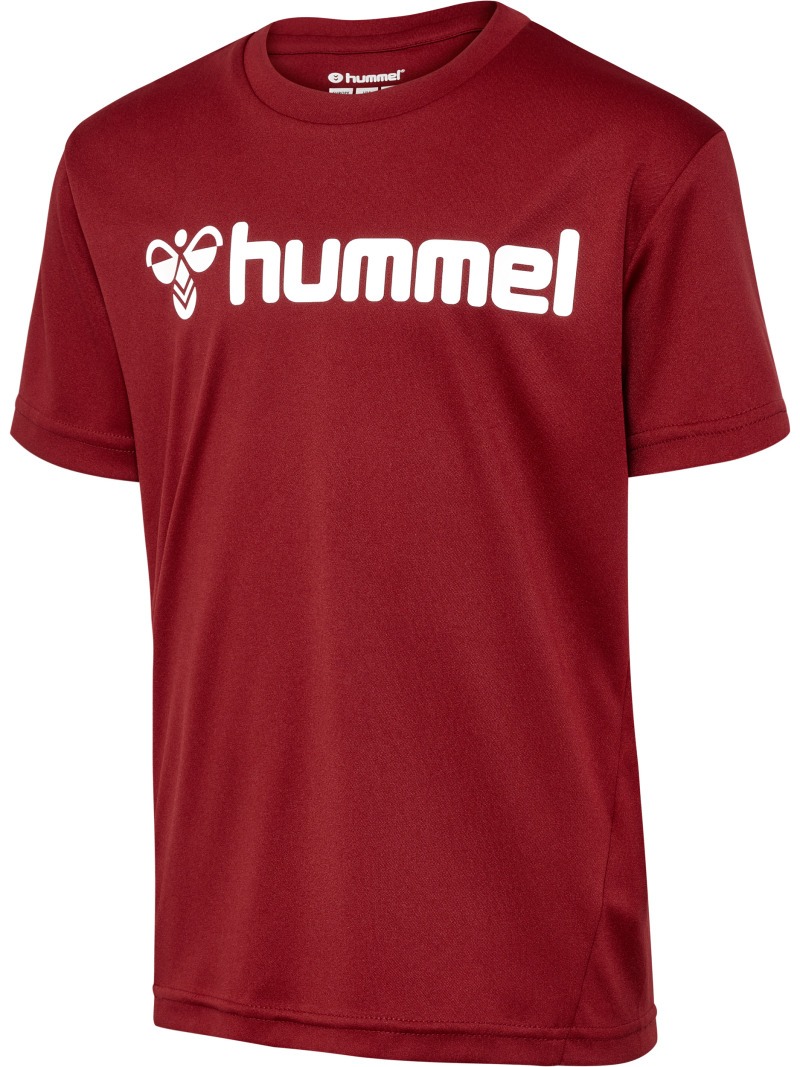 Hummel Hmllogo Jersey S/S Kids biking red