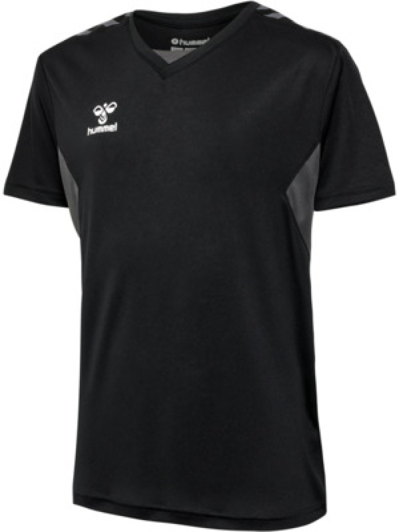 Hummel Hmlauthentic 24 PL Kinder Jersey S/S schwarz