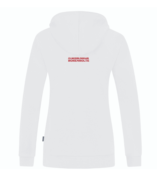 FC Bayern Fanclub Hohenholte Kapuzenjacke Organic Damen weiß