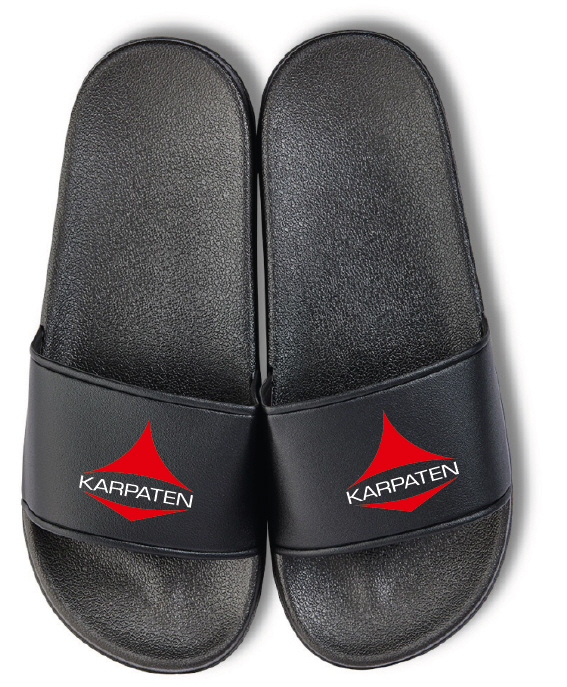 Karpaten Badelatsche schwarz